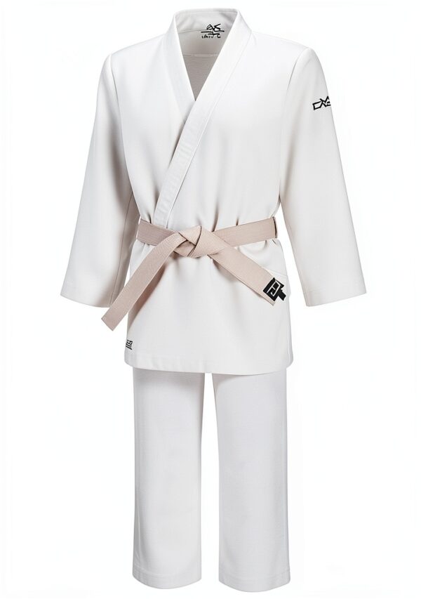 Mizuno Kodomo 2 con Cintura Giudogi Bianco per Bambini-0